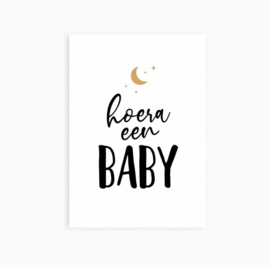 Wenskaart | Hoera een baby!