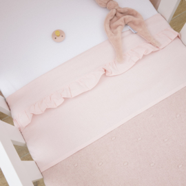 Wieglaken | Ruffle Soft Pink