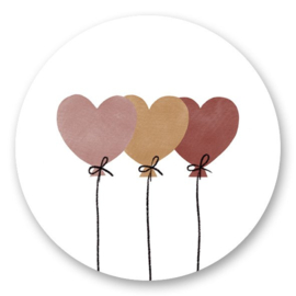 Cadeausticker | Ballonnen (5st)