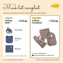 Mand met naam | Maat XL