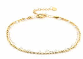 Enkelbandje goud
