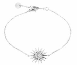 Zilveren armband met zon