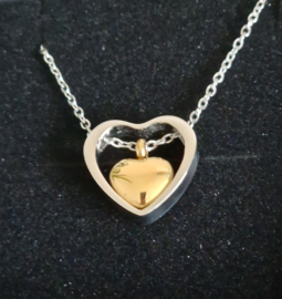As ketting met hartje