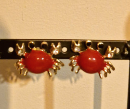 Krab oorbellen