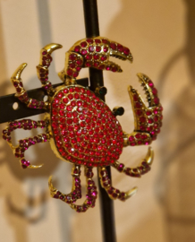 Grote krab broche
