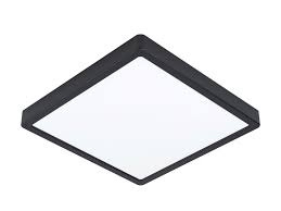 Eglo FUEVA 5 - Badkamer plafondlamp - Zwart