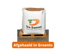 Bigbag met bruine houtpellets Ten Damme ENplus A1 700 kg - afgehaald in Groenlo