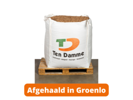 Bigbag met bruine houtpellets Ten Damme ENplus A1 ± 700 kg - afgehaald in Groenlo
