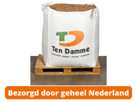 Bigbag bruine houtpellets Ten Damme ENplus A1 700 kg - bezorgd door geheel Nederland