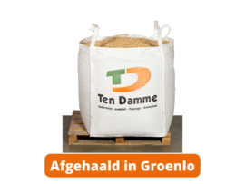 Bigbag met witte houtpellets Ten Damme ENplus A1 ± 700 kg - afgehaald in Groenlo