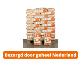Witte Houtpellets | 66 zakken x 15 kg (990 kg) | ENplus A1 | Bezorging in Nederland
