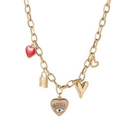 Ketting Lover Charms Gold