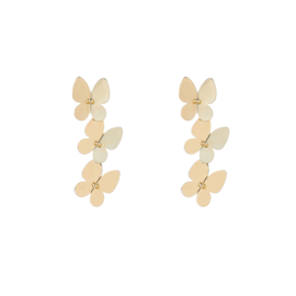 Oorbel Butterfly Dangle Gold