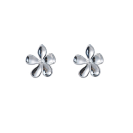 Oorbel Flower Stud Silver