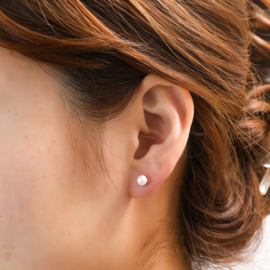 Oorbel Pearl Stud Gold