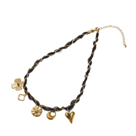 Ketting Leopard Pendants Gold