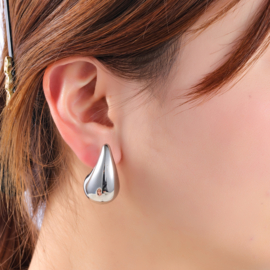 Oorbel Haily Drop Silver