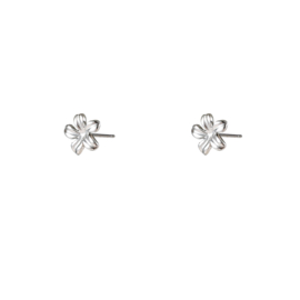 Oorbel Flower Stud Silver