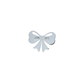 Broche Flat Bow Silver