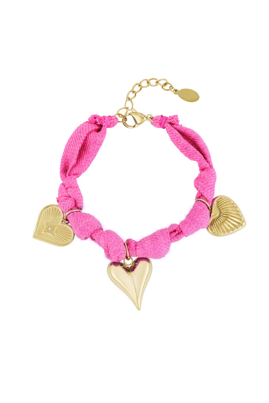 Armband Pink Bliss Heart Gold