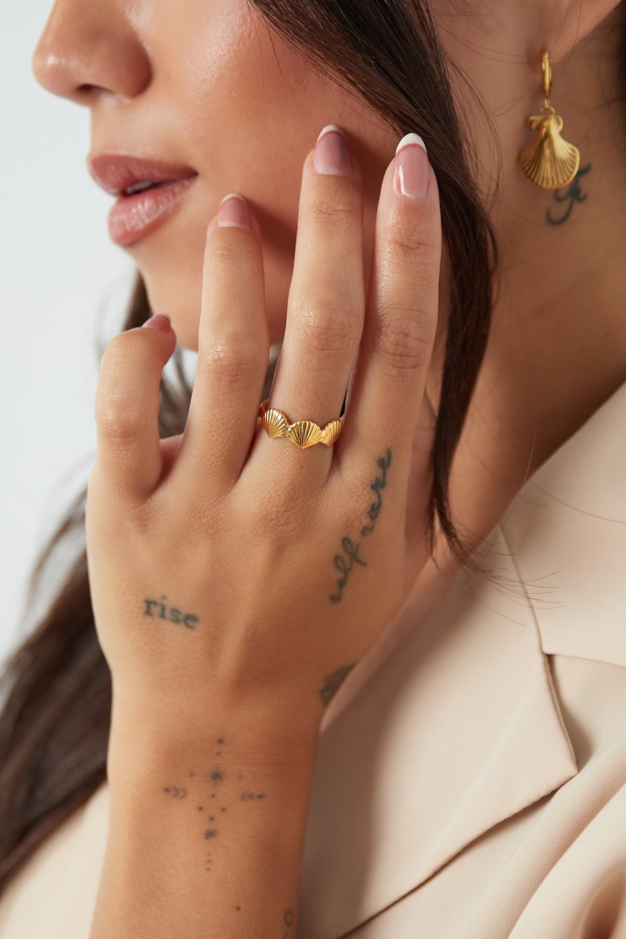 Ring Sea Shell Lover Gold