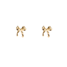 Oorbel Bow Stud Gold