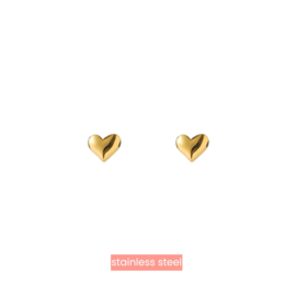 Oorbel Small Heart Stud Gold