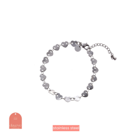 Armband Hearts All Around Silver