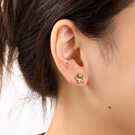 Oorbel Flower Stud Gold