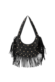 Studded Hand Bag Black