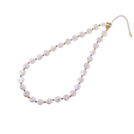 Ketting Round Pearls Gold