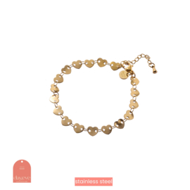 Armband Hearts All Around Gold