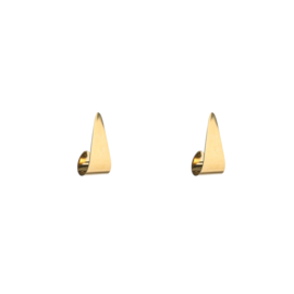 Oorbel Flat Drop Gold