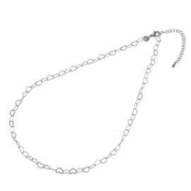 Ketting Heart Chain Silver