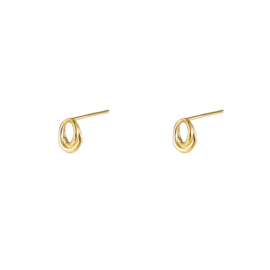 Oorbel Open Drop Stud Gold