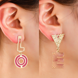 Oorbel Spring LOVE Gold