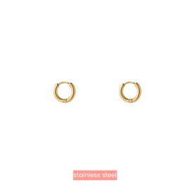 Oorbel Basic Hoop 6mm Gold