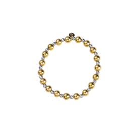 Balsy Bracelet Two Tone 4mm 7mm Gold Silver