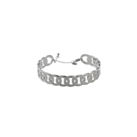 Armband Organic Rounds Bangle SIlver