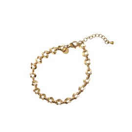 Armband Flat Hearts Gold