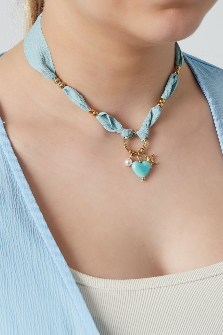 Ketting Trendy Blue Gold