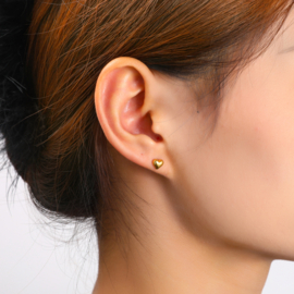 Oorbel Small Heart Stud Gold