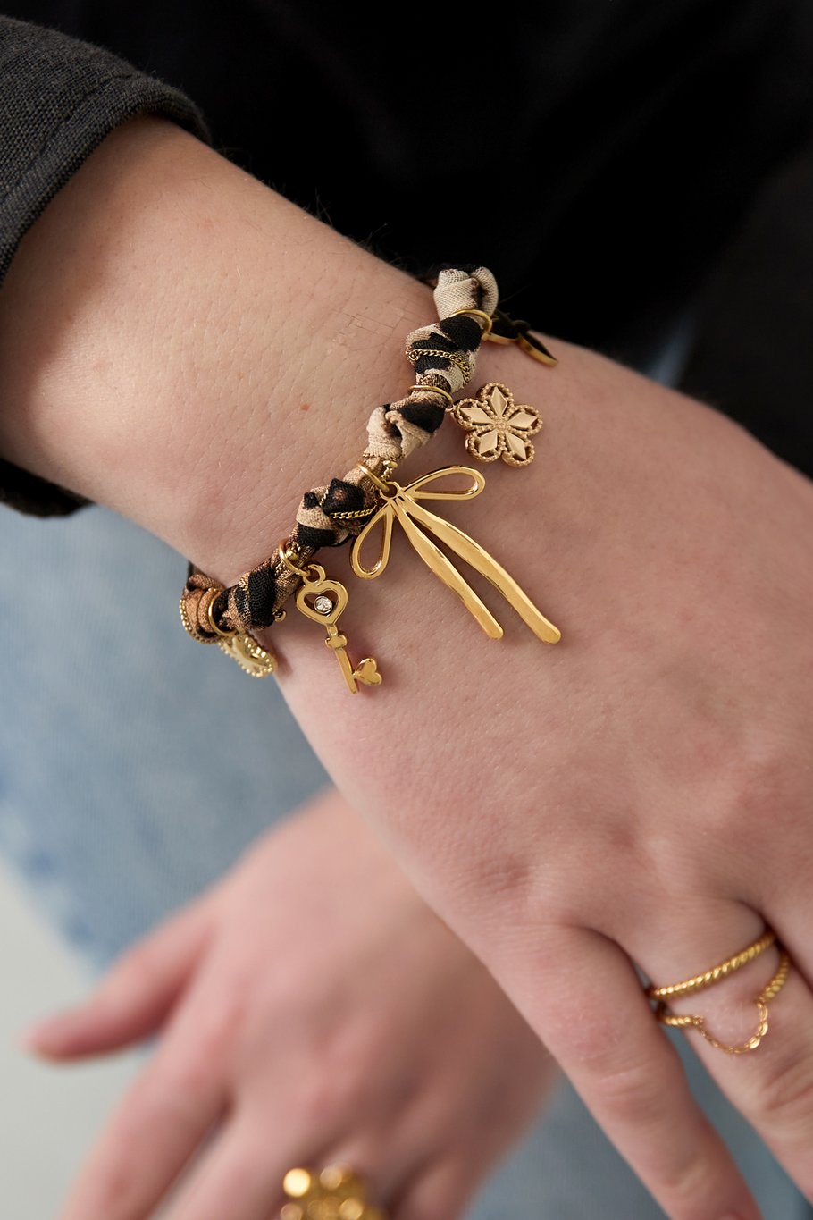Armband Trendy Leopard Gold
