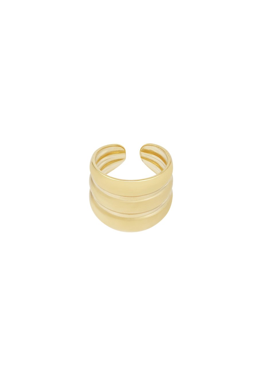 Ring Three in a Row Gold