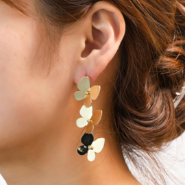 Oorbel Butterfly Dangle Gold