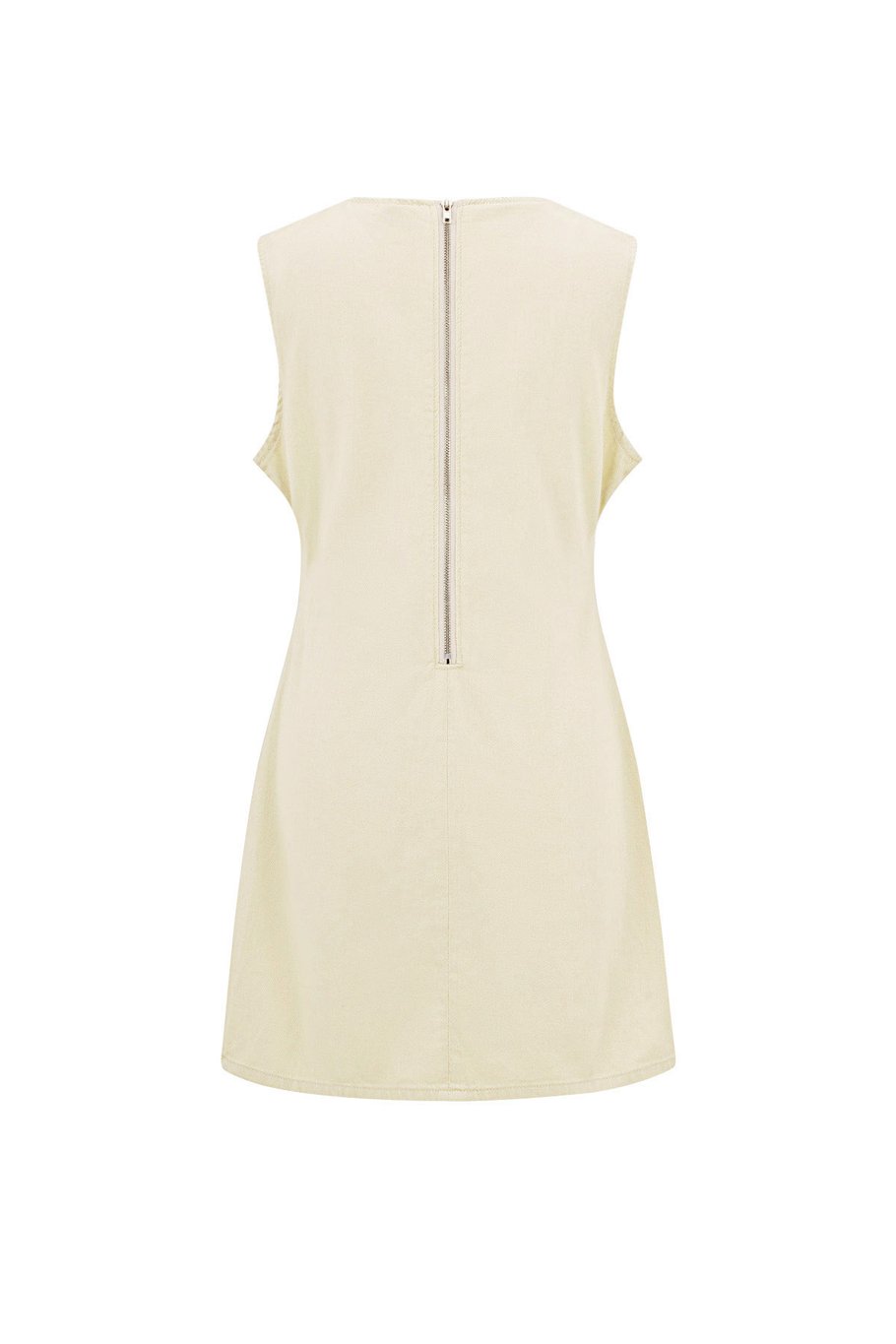 Denim Jurk Beige