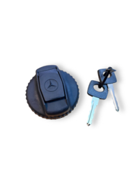 Tankdop met 2 sleutels origineel Mercedes T2