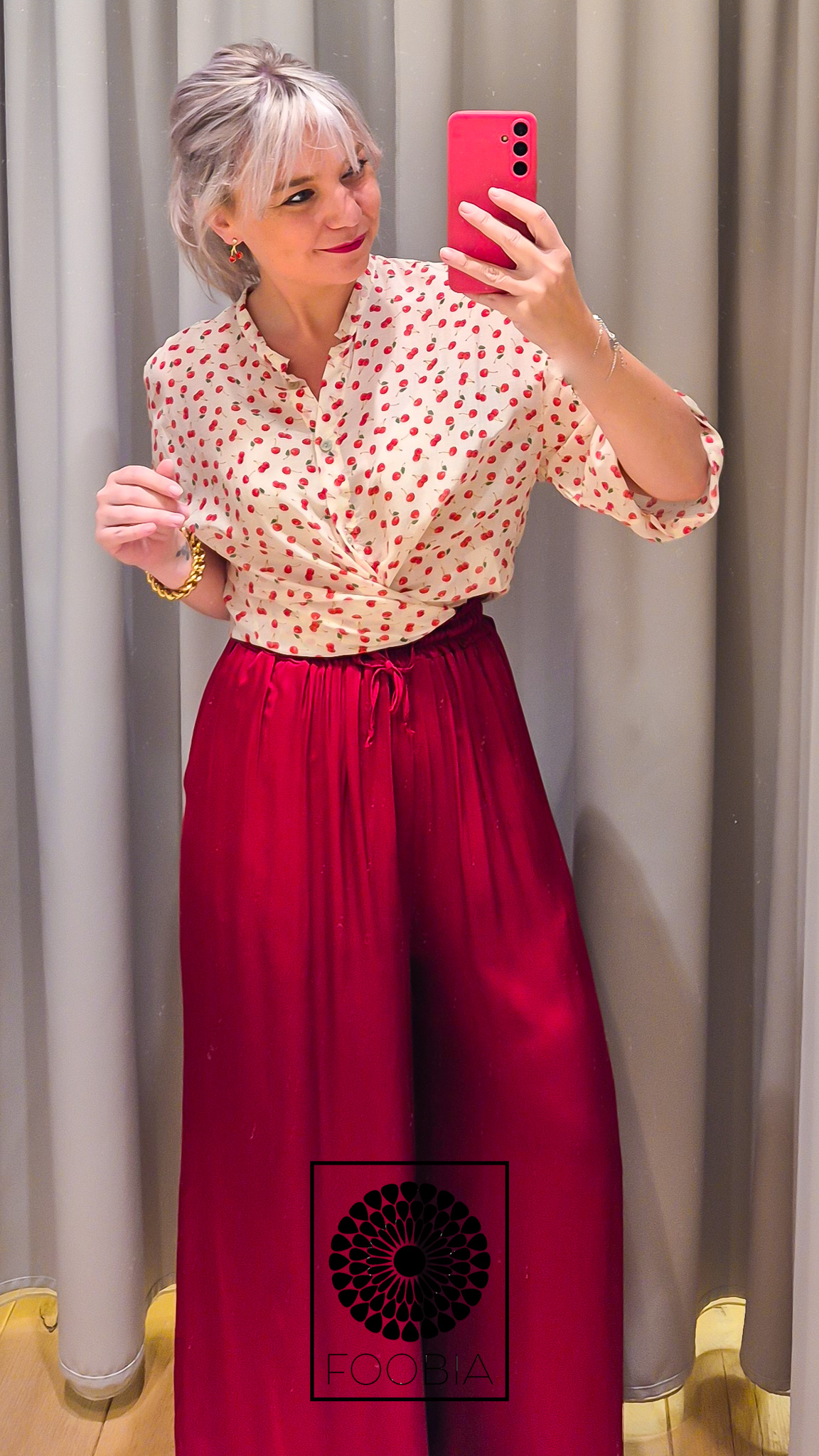 Blouse Frutta Rosso