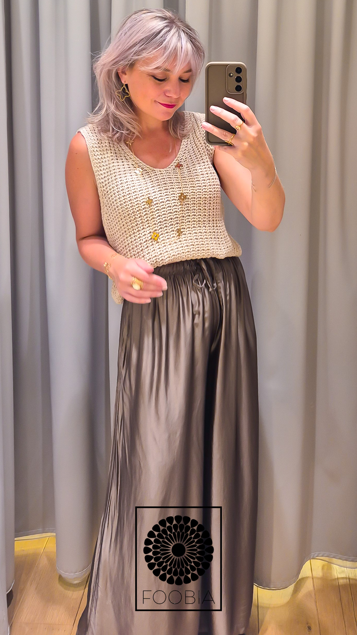 Pants Foobia Satin