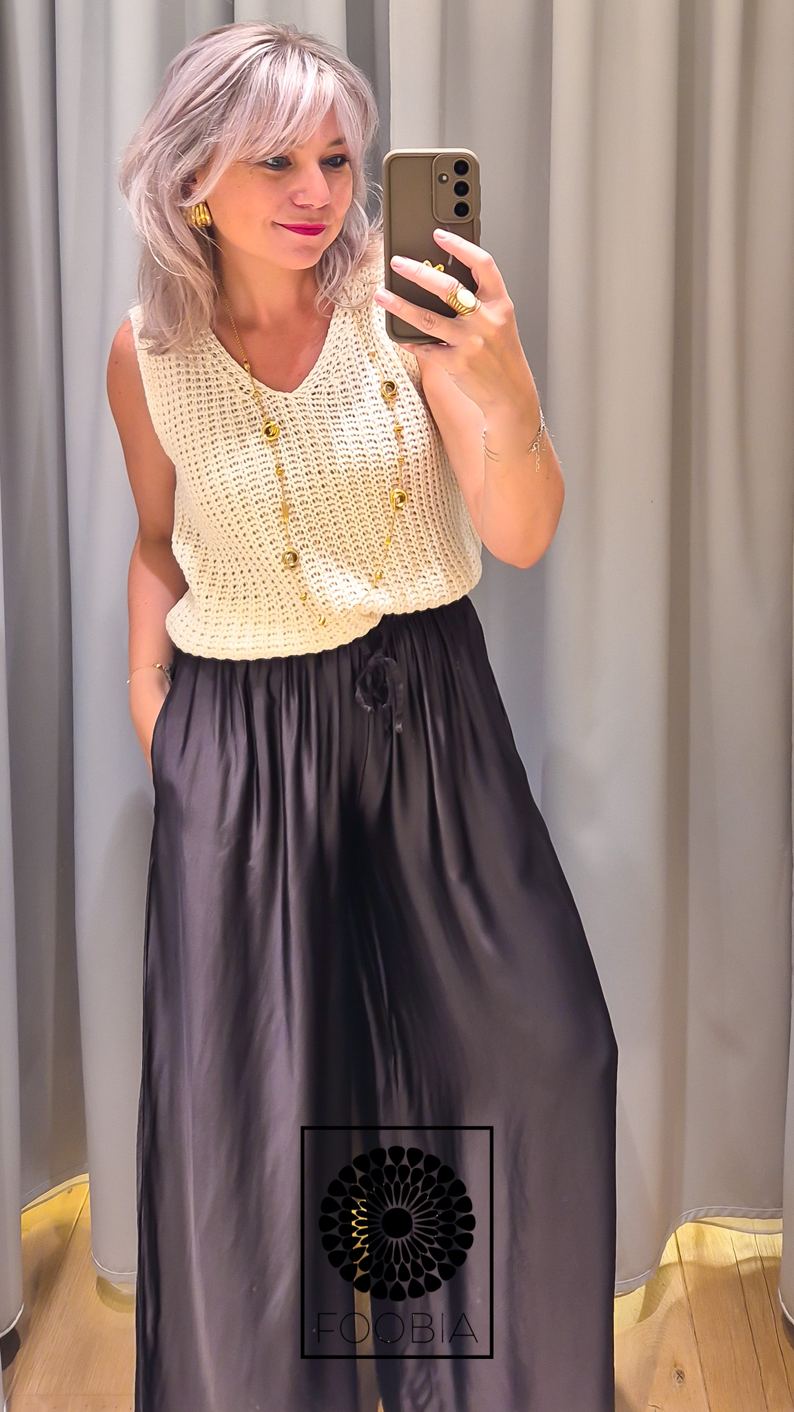 Pants Foobia Satin